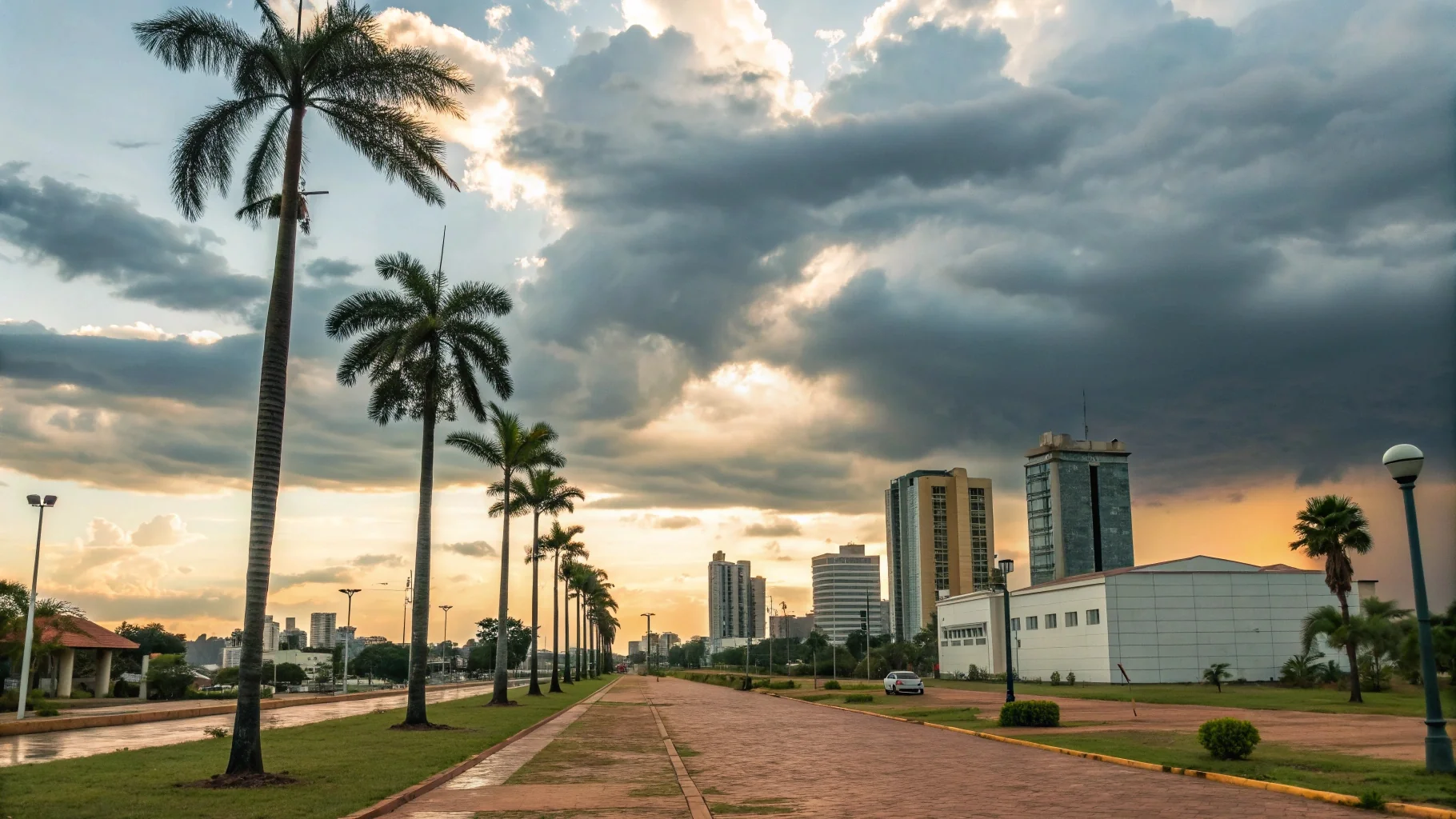 Cuiabá em 28/03/2026: sábado de céu limpo e calor em alta