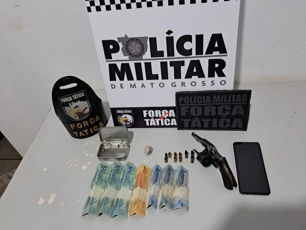 Porte ilegal de arma leva à prisão em Tangará da Serra